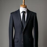 Traje clásico sobre maniquí